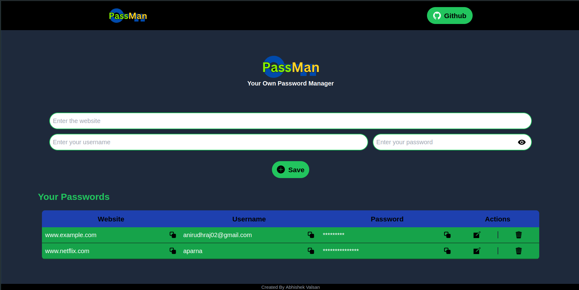 image of PassMan project